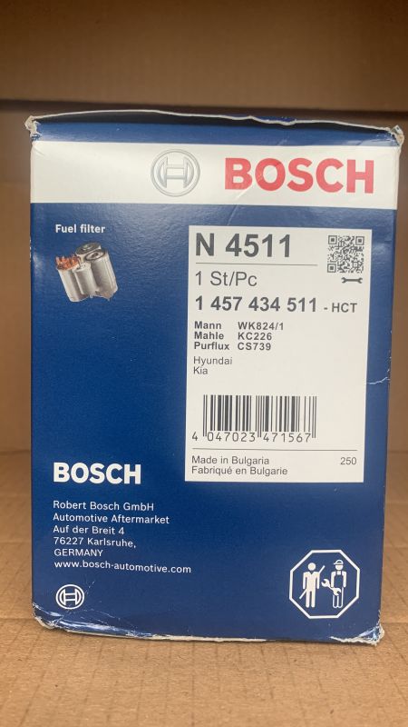 Фильтр топливный в сборе BOSCH 1457434511