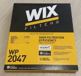 Фільтр повітряний кондиціонера (салона) - WIX - WP2047